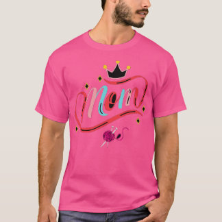 Camiseta Melhor tricô Mãe 38