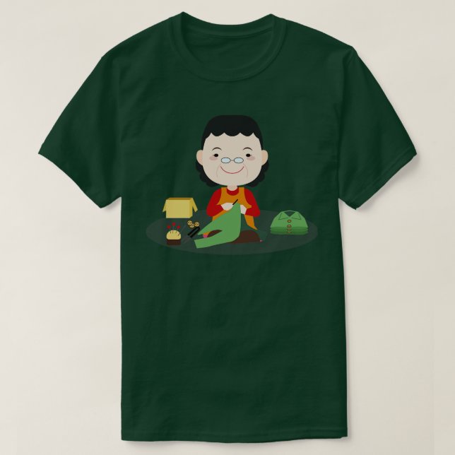 Camiseta Melhor tricô Mãe De 388 (Frente do Design)