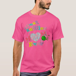 Camiseta Melhor tricô Mãe De 429