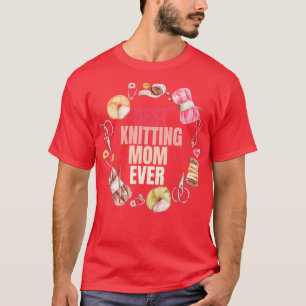Camiseta Melhor tricô Mãe De 65 Anos