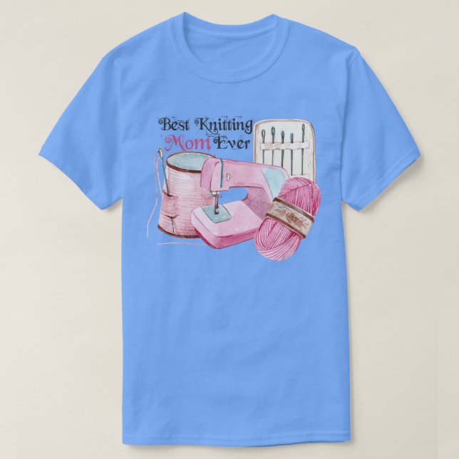 Camiseta Melhor tricô Mãe De 98 Anos (Frente do Design)