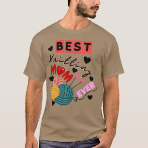 Camiseta Melhor tricô Mãe Ever85