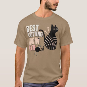 Camiseta Melhor tricô que a mãe já deu para os amantes de g