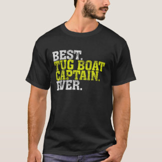 Camiseta Melhor Tug Boat Capitão Ever Tug Boat Shirt Teto