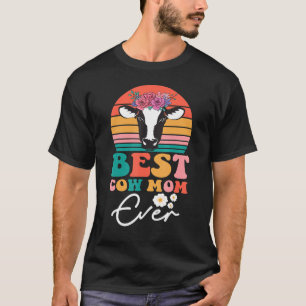 Camiseta Melhor Vaca Mãe Vaca Farmer De Fazendas De Vaca 60
