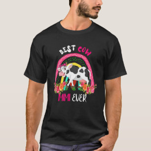 Camiseta Melhor Vaca Mimi Sempre Vaca Fofa Gravata Borbolet