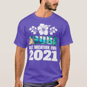 Camiseta Melhor Vacinação De Aruba Em Certa Época De 2021