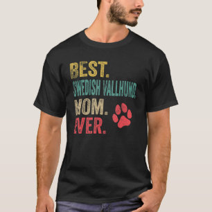 Camiseta Melhor Vallhund Sueco Mãe de Vintage