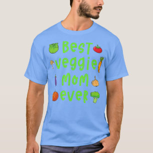 Camiseta Melhor Veggie Mãe De Vegan Vegetarian Gardening Mo