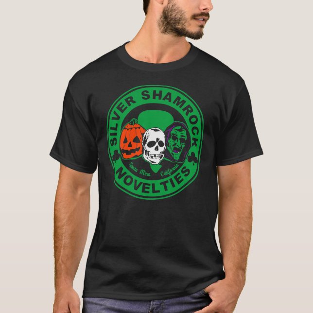 Camiseta MELHOR VELHO VELHO Vassoura Shamrock Halloween Mer (Frente)
