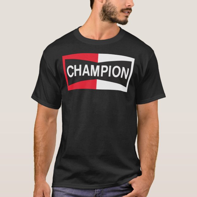 Camiseta Melhor Venda - Plug Essencial de Faísca Champion T (Frente)