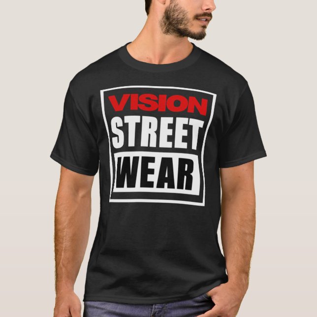 Camiseta Melhor Venda - Vision Street Veste Merchandise Ess (Frente)