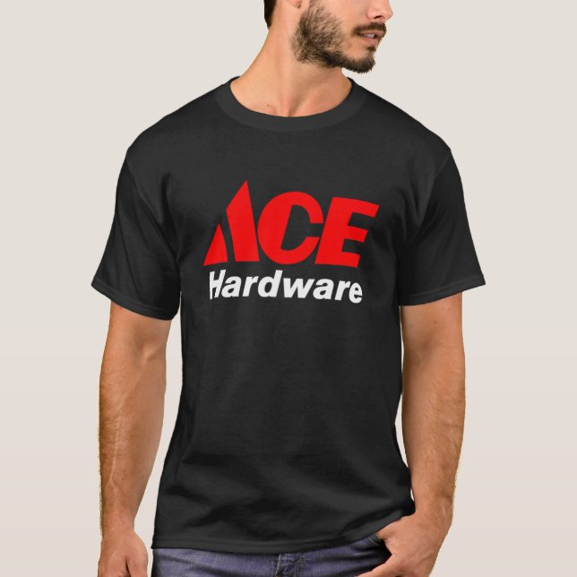 Camiseta Melhor vendas - Logotipo de hardware Ace (Frente)