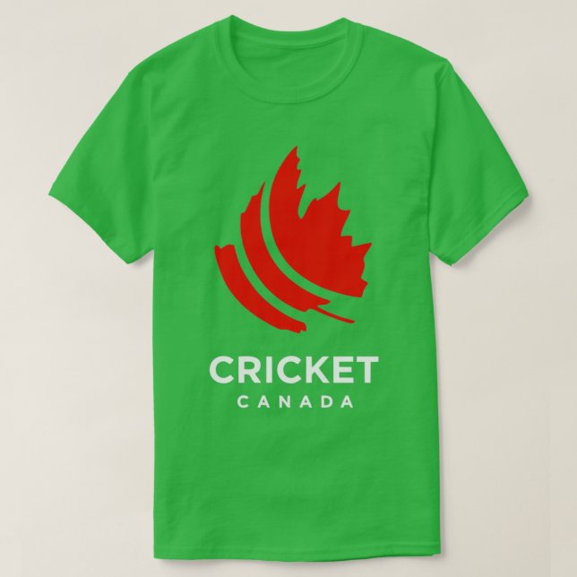 Camiseta MELHOR VENDEDOR Canadá Produto de Críquete Clássic (Frente do Design)