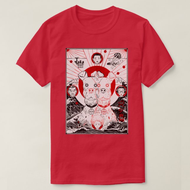 Camiseta MELHOR VENDEDOR Isle of Dogs Boss Baseball Card Me (Frente do Design)