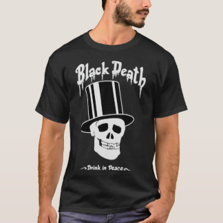 Camiseta MELHOR VENDEDOR - Logotipo de Vodka de Morte Negra