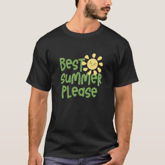 Camiseta Melhor Verão - citação engraçada