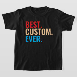 Camiseta Melhor versão personalizada do retrato de vintage