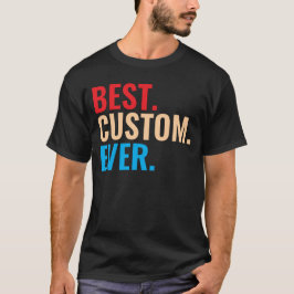Camiseta Melhor versão personalizada do retrato de vintage