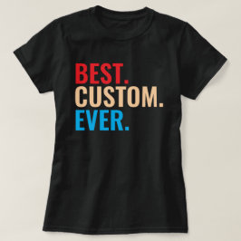 Camiseta Melhor versão personalizada do retrato de vintage
