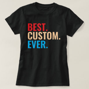 Camiseta Melhor versão personalizada do retrato de vintage