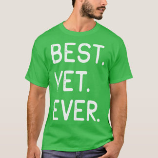 Camiseta Melhor Veterinário de Todos os Tempos