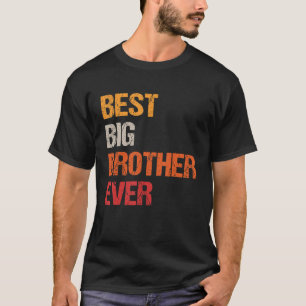 Camiseta Melhor Vintage Irmão Irmão Irmão Alguma Vez Irmão
