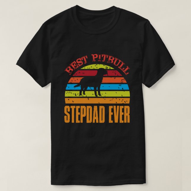 Camiseta Melhor Vintagem do PADRÃO Pitbull (Frente do Design)