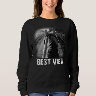 Camiseta Melhor Visão Do Cavalo Das Ideias Do Cavalo De Trá