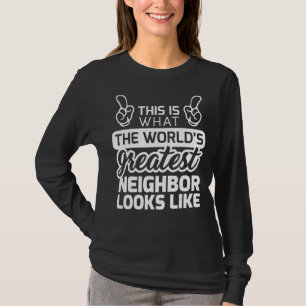 Camiseta Melhor Vizinho do Mundo