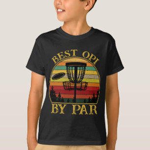 Camiseta Melhor Vô Pelo Par Divertido Disco de Golfe Vô