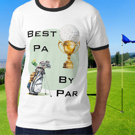 Camiseta Melhor Vô Pelo Par Golfe Pai Dia dos Pais Temático