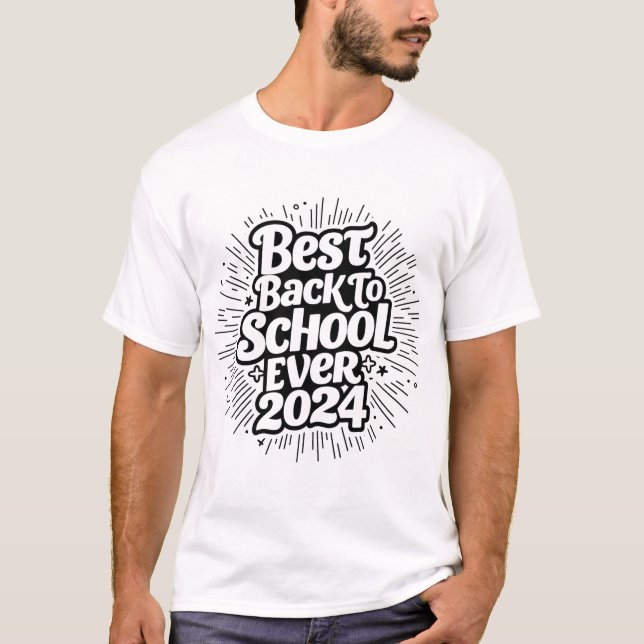 Camiseta Melhor Volta Para A Design De 2024 (Frente)