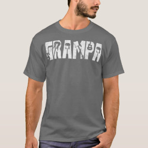 Camiseta Melhor Vovô Afastado Sobre Violão Guitarrista