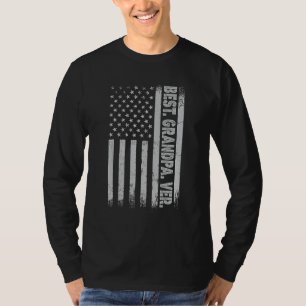 Camiseta Melhor Vovô, Bandeira da América para os Homens