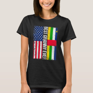 Camiseta Melhor Vovó da República Centro-Africana Americana