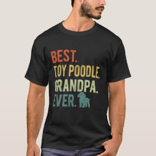 Camiseta Melhor vovô de brinquedo vovô de cachorro sobe pad