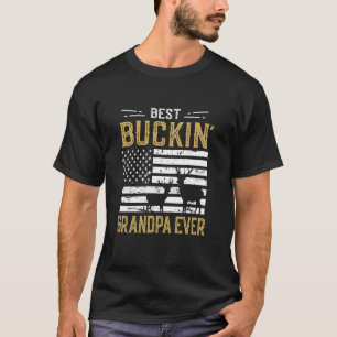 Camiseta Melhor Vovô De Buckin Já Engraçado Presente Deer H
