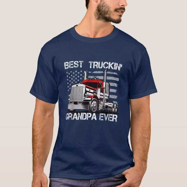 Camiseta Melhor Vovô De Caminhão Nunca (Frente)