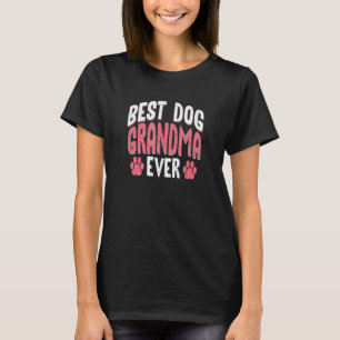 Camiseta Melhor vovó de cão alguma vez Cachorro Mama Weiner