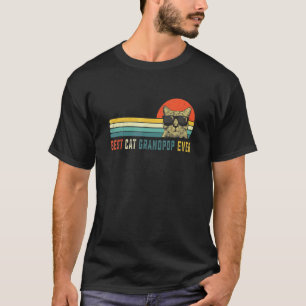 Camiseta Melhor Vovô de Gato de Todos os Tempos Bump Fit Di