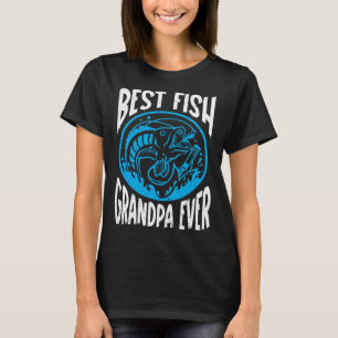 Camiseta Melhor Vovô De Peixe Ever Aquário Aquarista