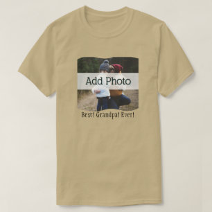 Camiseta Melhor Vovô De Sempre! Personalizado do coração de