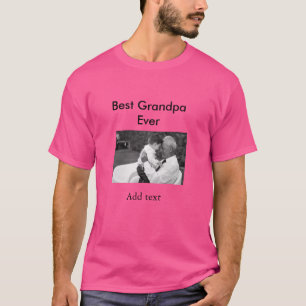 Camiseta Melhor vovô já adicionou nome de foto elegante