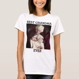 Camiseta Melhor Vovó já Personalizada Foto Cria seu próprio