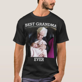 Camiseta Melhor Vovó já Personalizada Foto Cria seu próprio