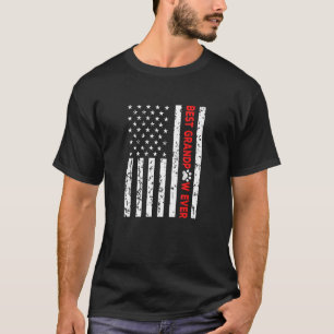 Camiseta Melhor Vovô Já Teve Uma Pata De Bandeira Americana