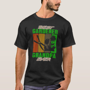 Camiseta Melhor Vovô Jardineiro de Todos os Tempos Jardim P