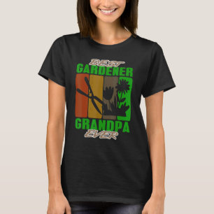 Camiseta Melhor Vovô Jardineiro de Todos os Tempos Jardim P