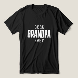 Camiseta Melhor Vovô Nunca Personalizado Script